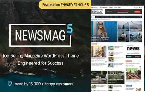 Newsmag Theme GPL v5.4.3 – Newspaper & Magazine WordPress Theme